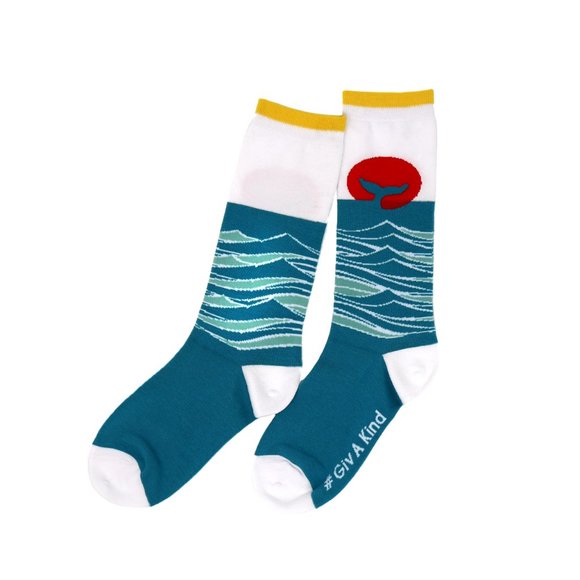 Brand new, Organic Cotton, whale socks, unisex, size 7-12 - Picture 9 of 9